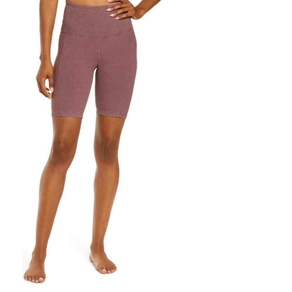 Zella Snow Wash Rib Bike Short, XS
